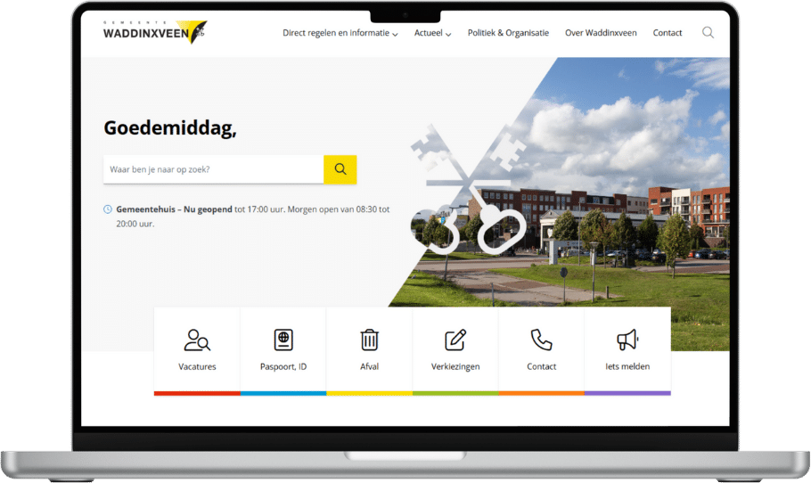 website gemeente Waddinxveen