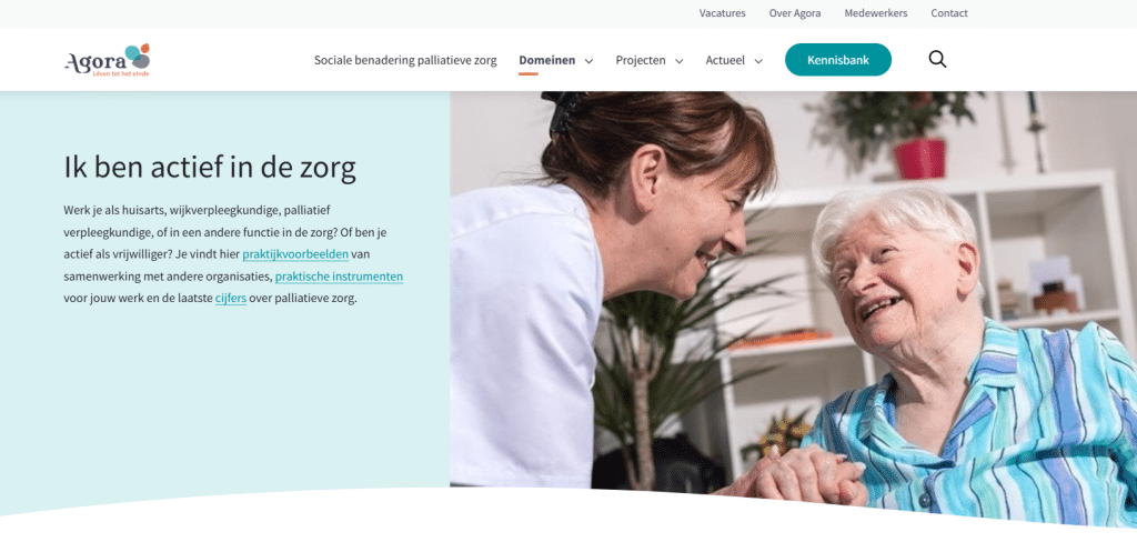 Relevante content uit de kennisbank licht je uit op een inspiratiepagina.