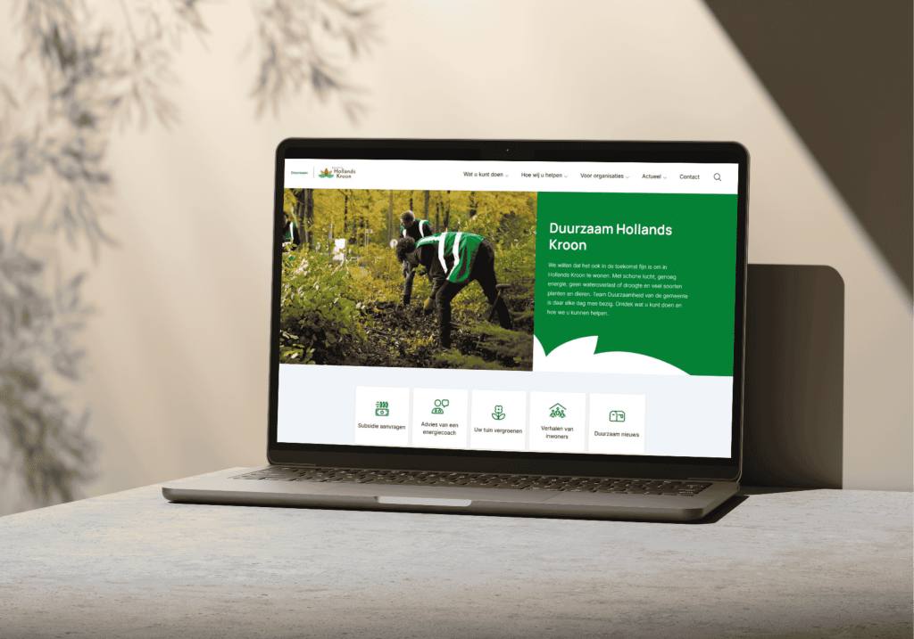 Mock-up Duurzaamheid Hollands Kroon