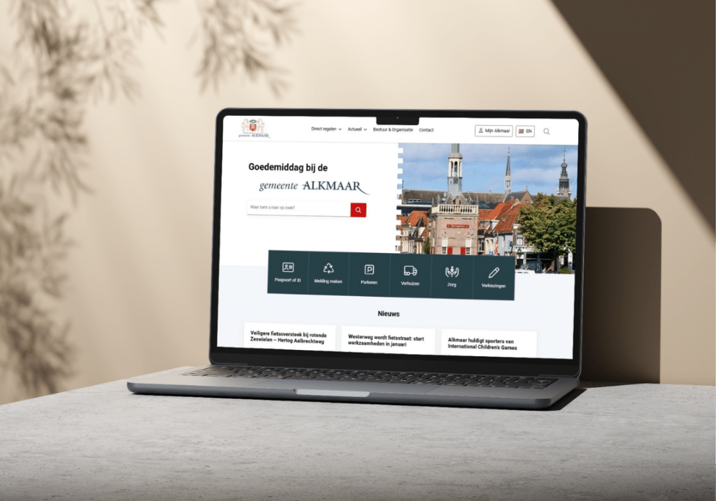 Mock-up Homepage Alkmaar