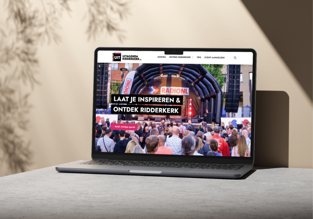 Mock-up uitagenda gemeente Ridderkerk