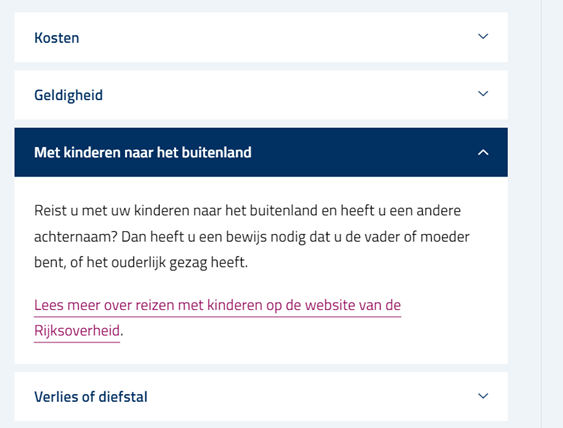 Uitklapjes kun je bijvoorbeeld gebruiken om veelgestelde vragen op een overzichtelijke manier te presenteren op je website.