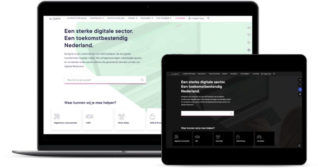 De nieuwe, duurzame website van NLdigital