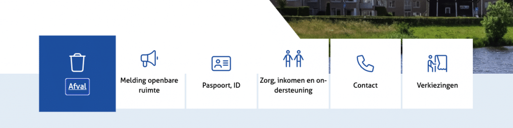 De focusrand op ommen.nl is wit en blauw. Daardoor is de focus op iedere achtergrond goed zichtbaar.